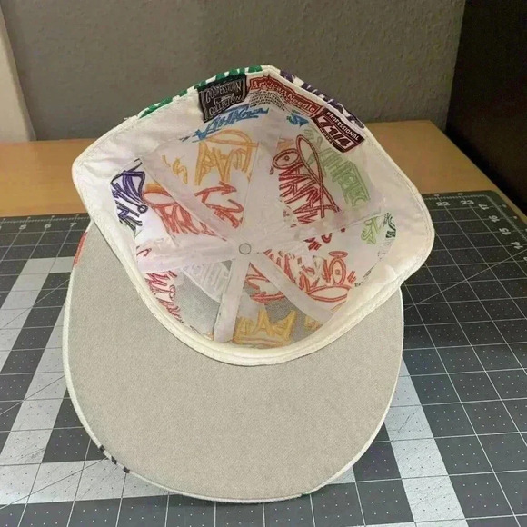 American Needle Oakland A's Hat Men's 7 1/4 Fitted Baseball Graffiti 90s MLB - Picture 7 of 11